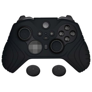 PlayVital Xbox Elite Wireless Controller Series 2 Core�ɑΉ��p�ی�J�o�[�A�\�t�g���o�[�X�L����T���X�e�B�b�N�L���b�v�J�o�[�t���y�u���b�N�z