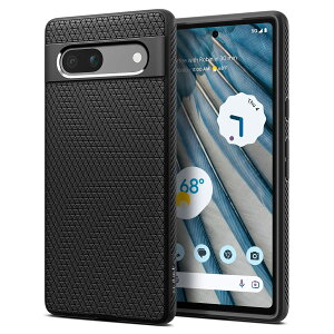 Spigen �y�n��18�N�̋Z�p�́z Pixel 7a �P�[�X ���^ �d�� 32.45g �ϏՌ� �ČRMIL�K�i�擾 �J�����ی� ���h�~ �Ռ��z�� ���L�b�h�E�G�A�[ ACS05815 (�}�b�g�E�u���b�N)