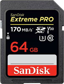 [マラソン期間中ポイント5倍]SanDisk 64GB Extreme PRO UHS-I SDXC 170MB/s SDSDXXY-064G サンディスク 海外パッケージ品