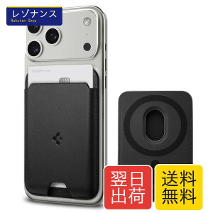 [Spigen] MagSafe �J�[�h�P�[�X 2���J�[�h iPhone 17/16/15/14/13/12�V���[�Y Pixel 10�V���[�Y �}�O�l�b�g���� �������U�[ �X���� �w�� �E�H���b�g �X�}�z�J�[�h�P�[�X ��ʌn IC�J�[�h �o�����e�B�k�X�E�}