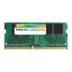 �m�[�gPC�p������ DDR4-2400 8GB 260pin SO-DIMM 1.2V CL17 PC4-19200 ���쌟�،�o�� RoHS�Ή� SP008GBSFU240B02