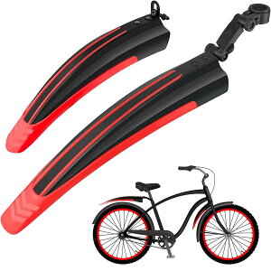 ���]�ԗp�t�F���_�[ �N���X�}�b�h�K�[�h �Z�b�g �T�C�N�� �t�����g���A �D�悯 �O��Z�b�g �ėp �p�x�����\ �ȒP���t�� ���[�h�o�C�N/�N���X�o�C�N/�q���p MTB BMX 20/22/24/26 700C�i���b�h�j