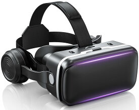 【Jieroyi JP VRゴーグル】VRヘッドセット スマホ用 ピントや目幅調整可 1080PHD 非球面光学レンズ メガネ対応 ブルーライトカット 日本語取扱書付き