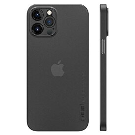 [マラソン期間中ポイント5倍]iPhone 12 Pro対応ケース 0.3超薄型 memumiR 全面保護カバー 指紋防止 傷付き防止 6.1インチ 人気ケース・カバー （Trans-Black）