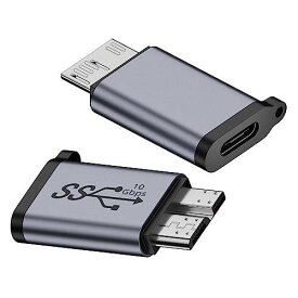 cablecc 10Gbps USB3.0 Type CメスからUSB3.0 マイクロオス データ電源アダプター ノートパソコン SSDディスク用