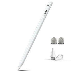 Adrawpen タッチペン iPad ペンスタイラスペン USB-C充電式 iPad/iPad Air/iPad mini/iPad Pro 2018年以降iPadに対応 ホワイト