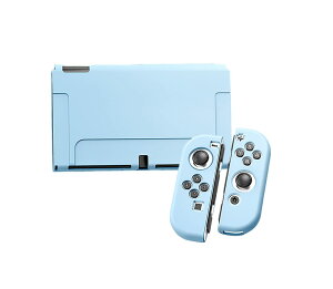 SHEAWA Switch OLED �L�@EL���f���p�P�[�X �ی�P�[�X �J�o�[ ���킢�� TPU �ϏՌ� �A�N�Z�T���[ (���C�g�u���[)