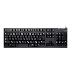 �G���R�� �L�[�{�[�h �L�� �����u���� TK-FCM062BK USB�ڑ� �u���b�N 1000����ϋv ���{��108�L�[ 452.0mm×138.0mm×29.6mm 1�� �G���R��(ELECOM)