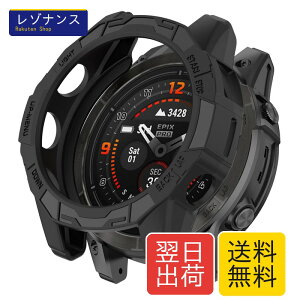 SHEAWA for Garmin�K�[�~�� Fenix 7 Pro �P�[�X �J�o�[ �ی�P�[�X �݊��i Epix Pro 47mm TPU�S�� �ی�J�o�[ �ϏՌ� �A�N�Z�T���[ (�u���b�N)