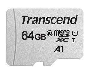 �g�����Z���h microSD�J�[�h TS64GUSD300S-AE 64GB UHS-I U1 A1 Class10 1�� �g�����Z���h�W���p��