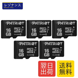 Patriot Memory MicroSD �������J�[�h 64GB Class10 UHS-I�Ή� PSF64GMDC10