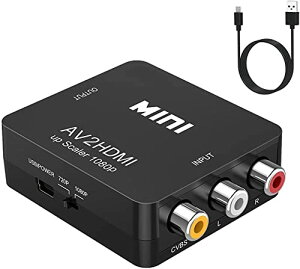 RCA to HDMI �ϊ��R���o�[�^�[ AV to HDMI �ϊ��� USB�P�[�u���t�� �����e���r�Ή� MICVISTA