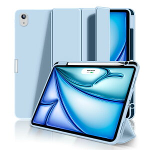 Aoub iPad Air 11 �C���` �P�[�X M3/M2 2025/2024 iPad Air ��5/4���� �J�o�[ 2022/2020�N 10.9�C���` Pencil Pro�y�����[ Apple Pencil2 ���C�����X�[�d�Ή� �I�[�g�X���[�v/�E�F�C�N�@�\�Ή� �\�t�g TPU ���^ �y�� ��