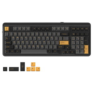 ���J�j�J���L�[�{�[�h DAREU EK98PRO ���� �e���L�[�t�� 2.4G/Bluetooth/USB�ڑ� 96%�p��z�� �K�X�P�b�g�}�E���g RGB �z�b�g�X���b�v�Ή� �u���b�N DAREU