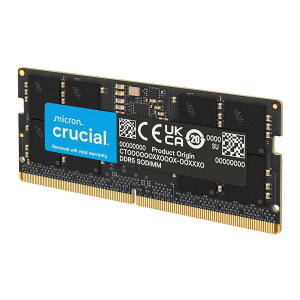Crucial �m�[�gPC�p���݃����� 16GB(16GBx1��) DDR5 4800MT/s(PC5-38400) CL40 SODIMM 262pin �y�������K�㗝�X�i�z CT16G48C40S5