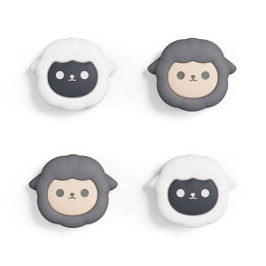 �V�[�v�W���C�X�e�B�b�N�L���b�v Switch Joy-Con Lite OLED �Ή� �V���R���A�i���O�X�e�B�b�N�J�o�[ 4�Z�b�g playvital