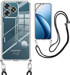 �N���A OUKITEL C53 �P�[�X TPU �ϏՌ� ���� �V�����_�[�X�g���b�v 1�� weiaoluo