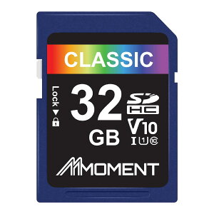 SD�J�[�h 32GB �������[�J�[�h V10 Class10 UHS-I U1 �Ǎ��ő�95MB/s 1�� MMOMENT