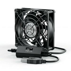 ELUTENG USB�t�@�� 8cm �É� ���͗�p 3�i���ʒ��� 5V ���^ ��� USB��@ 80mm 7���H�� �T�C�����g PC �ȃG�l �N�[���[ �p�\�R�� PS4 PS3 �Q�[���@ ���[�^�[ TV Box �N�[�����O�ɑΉ� USB Cooling fan 8cm