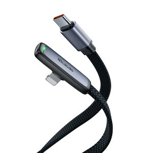 Type-C ���C�g�j���O�P�[�u�� 1.2m 36W PD�}���[�d �ɔ�L���^ iPhone 14�Ή� �f���A���R�A�ی�`�b�v���� �����f�[�^�]�� �A���~����&TPE�J�o�[ LED���C�g�t�� mcdodo