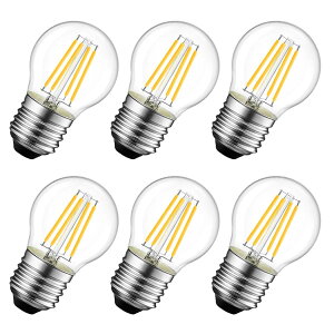 LED�d�� E26���� 60W�`���� 806lm 6W �t�B�������g 2700K G45�~�j�d�� �G�W�\�� ���g�� 6�� LVWIT