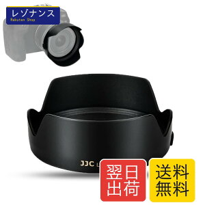 JJC EW-65C �t�� �����Y�t�[�h Canon RF 16mm F2.8 STM �����Y �p Canon EOS R RP R3 R5 R6 �J���� �ɑΉ� �U43mm�ی�t�B���^�[ �� �����Y�L���b�v�C���X�g�[���\