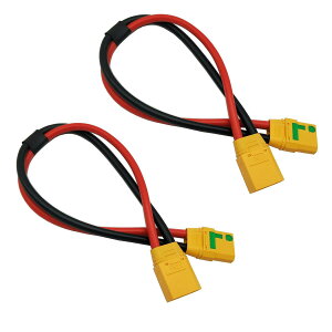 Boladge 2��XT90 �����P�[�u�� �A���`�X�p�[�N XT90S���X - XT90H�I�X�R�l�N�^�v���O�����R�[�h 10AWG 30CM �V���R�����C���[�t�� for �q��@���f���p