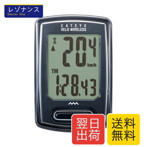 �L���b�g�A�C(CAT EYE) �T�C�N���R���s���[�^�[ VELO WIRELESS �u���b�N CC-VT230W �X�s�[�h���[�^�[ ���]��