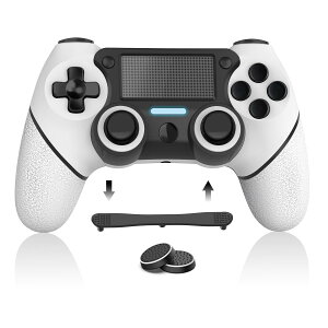 ps4�R���g���[���[�����y2025�N���{����z Bluetooth5.0�����ڑ� �v���X�e4�R���g���[���[�����i �t���[�N�t�� 600mAh��e�ʓd�r �Q�[���p�b�h PS4/PS4 Pro/Slim/PC�iWindows7/8/10/11�j�Ή� �C���z���W���b