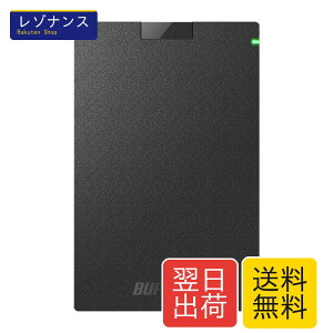 BUFFALO USB3.1Gen1 �|�[�^�u��SSD SSD-PG1.9U3-B/NL 1.9TB 75×11.5×117mm 1�� �o�b�t�@���[