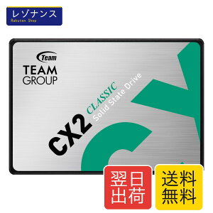 ����SSD 512GB SATA3 2.5�C���` 7mm�� CX2�V���[�Y �����Ǎ�530MB/s ����470MB/s Team