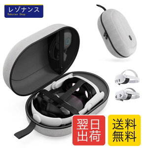 Syntech ��^�n�[�h�L�������O�P�[�X �Ή�Meta Quest 3S/Oculus Quest 3/2/Pro/Pico4 �A�N�Z�T���[ VR �w�b�h�Z�b�g�A�G���[�g�X�g���b�v�A�^�b�`�R���g���[���[�ȂǂɑΉ��A��e�ʂŎ��[�E���s�p�A�O��