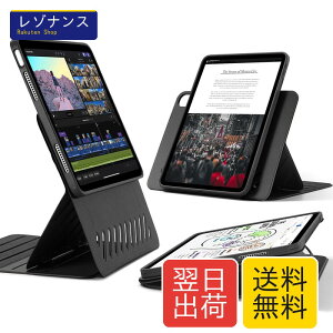 ESR iPad Air 11�C���` �P�[�X (M3/M2�A2025/2024) iPad Air ��5/4���� (2022/2020)��p�J�o�[ ��O���\�ȃ}�O�l�b�g�J�o�[�t����]���P�[�X �c/�������X�^���h 9�i�K�̊p�x���� Pencil Pro/USB-C���S�Ή� Shift