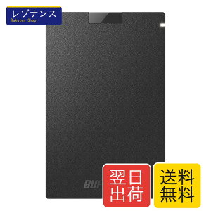 �O�t��SSD 500GB USB3.2Gen1 �|�[�^�u�� �R���p�N�g PS5/PS4�Ή� �u���b�N SSD-PG500U3-BC/N �o�b�t�@���[