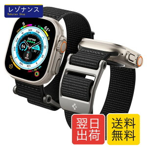 Apple Watch �o���h 49/46/45/44mm�yApple Watch Ultra3/Ultra2/Ultra/11/10/9/8/7/6/5/4/SE3/SE2/SE �Ή��z �R���p�`�u�� �ȒP���� ���߉\ �y�� �ϋv�� �X�|�[�c�o���h �f�����v���E�t���b�N�X AMP02465 (�u���b�N)