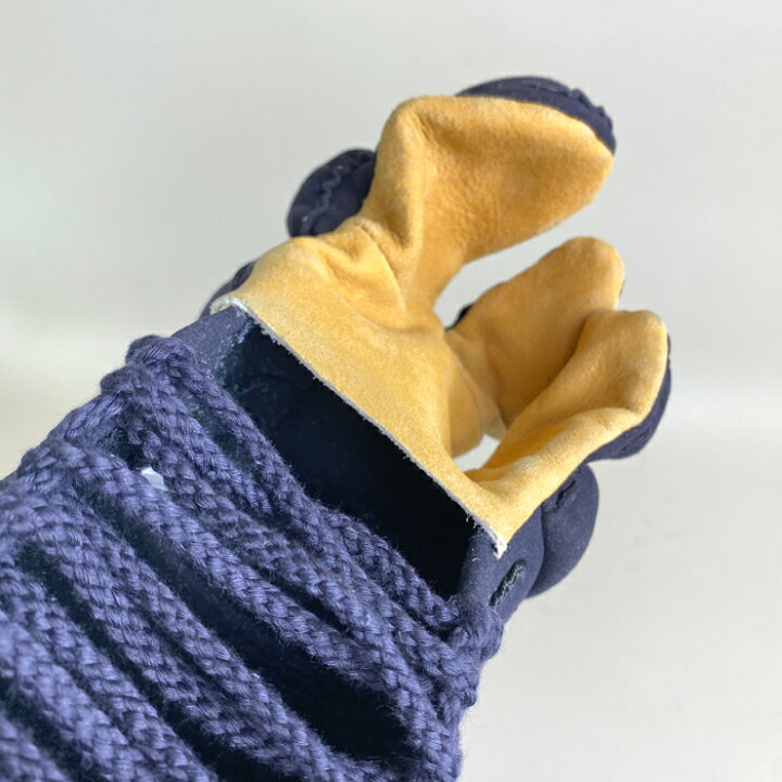 楽天市場】薙刀 防具 甲手 頭紺 手の内茶鹿革 布団4mmミシン刺 刺繍 
