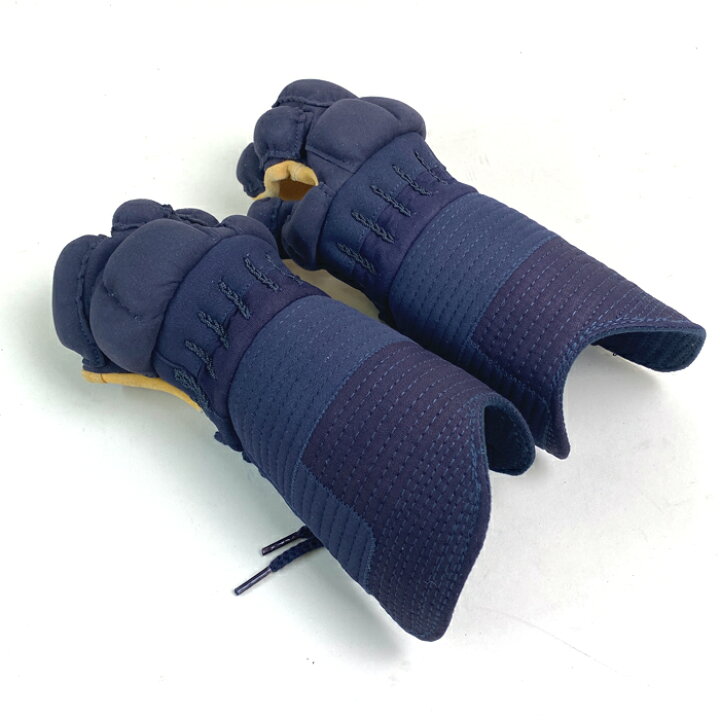 楽天市場】薙刀 防具 甲手 頭紺 手の内茶鹿革 布団4mmミシン刺 刺繍 