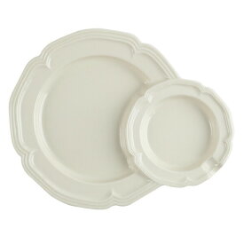 フリート プレート 22cm コンビ ファムプレート Fam Plate 皿 食器 洋食器 陶器 日本製 ラテホワイト FAM-PC-LW