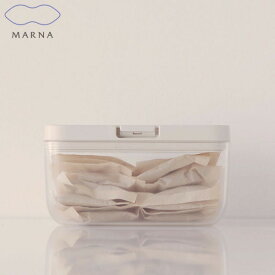 MARNA 保存容器 ワイドショート クリア 約700mL K762 GOOD LOCK CONTAINER マーナ