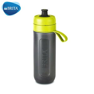 【全品P10倍】BRITA 携帯用浄水ボトル 600ml アクティブ ライム マイクロディスクフィルター1個付 ボトル型浄水器 ブリタ