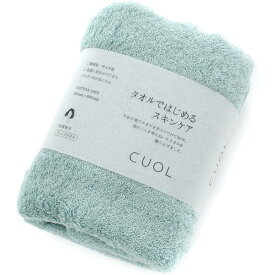 【店内全品ポイント10倍】今治タオル CUOL タオルではじめるスキンケア フェイスタオル ミント いまばり 今治 日本製