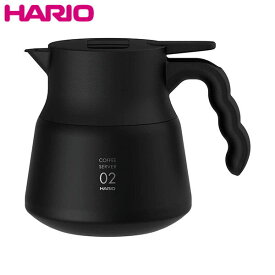 HARIO V60保温ステンレスサーバー PLUS 600 ブラック 2〜5杯用 VHSN-60-B ハリオ D2308