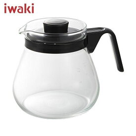 【店内全品ポイント10倍】iwaki コーヒーポット 1000 1L ブラック 耐熱ガラス KT7966-BK3 イワキ AGCテクノグラス