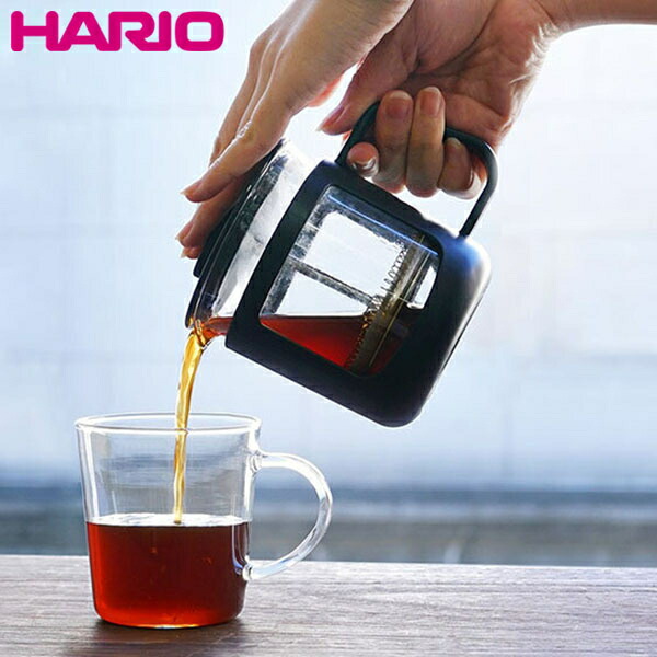 コーヒー豆の個性を愉しめるプレス式コーヒーメーカー 【当店限定販売】 HARIO カフェプレス U 4杯用 ハリオ CPU-4-B