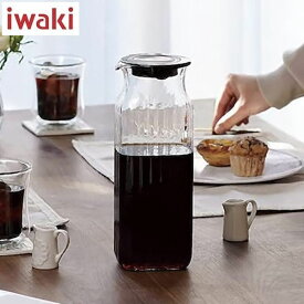 iwaki 水出しコーヒー＆ティー角型サーバー(フィルター付き) T296KF2-BK 耐熱ガラス イワキ AGCテクノグラス