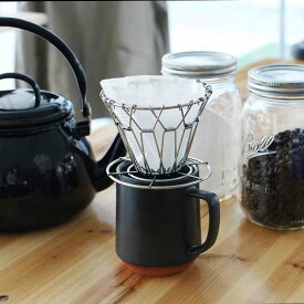 コーヒードリッパー Collapsible Coffee Dripper キッカーランド KIKKERLAND コーヒードリッパー 折りたたみ ステンレス ワイヤー