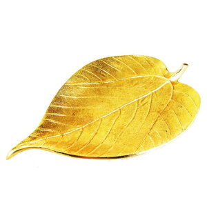 [tgC [W S[h Leaf Tray Large GOLD LbVgC A~ 