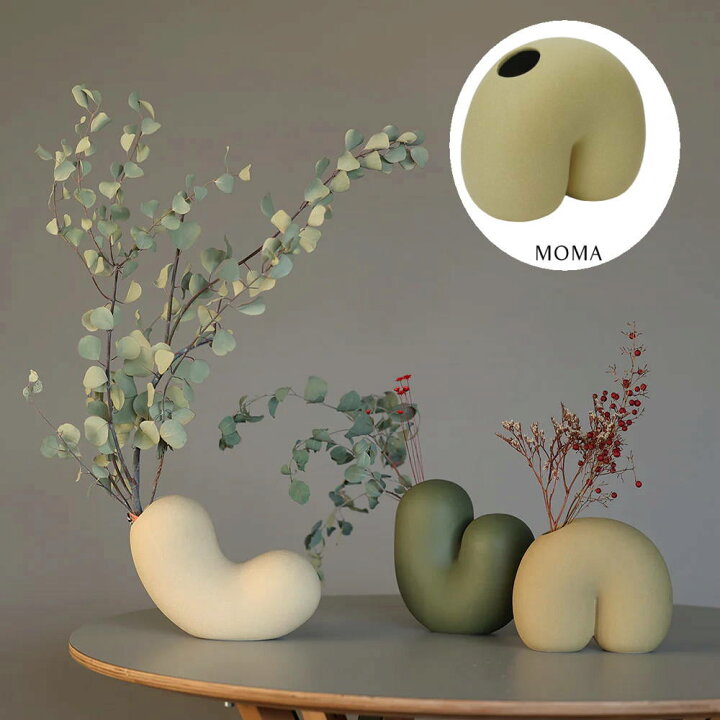 楽天市場】モマ Moma フラワーベース 花瓶 陶器 花器 置物 