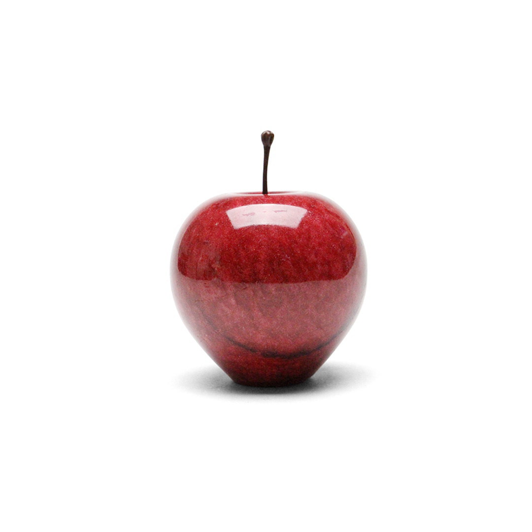 楽天市場】オブジェ 置物 りんご マーブルアップル レッド ラージ