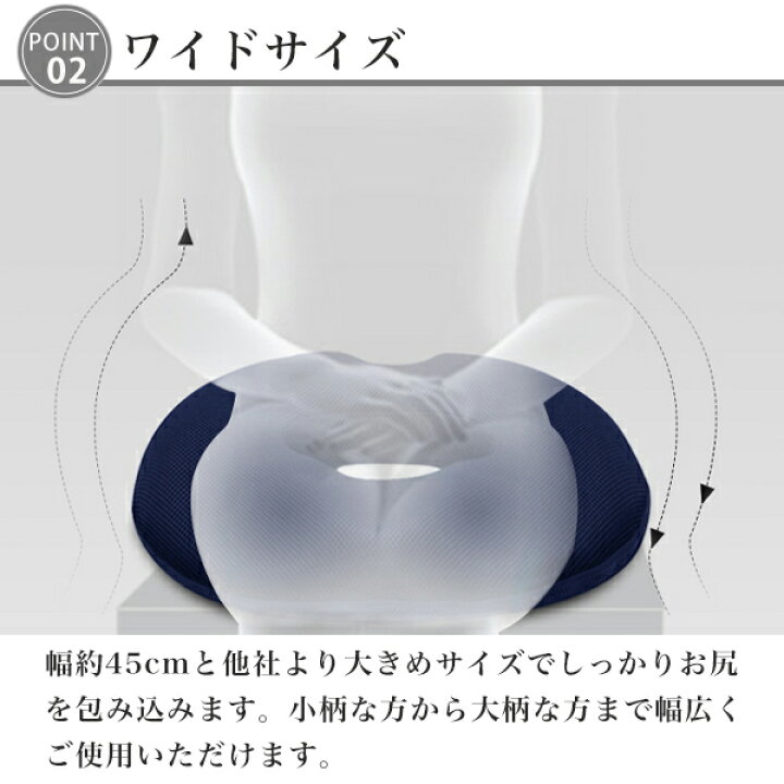 楽天市場】円座クッション ドーナツクッション 丸型クッション 骨盤 